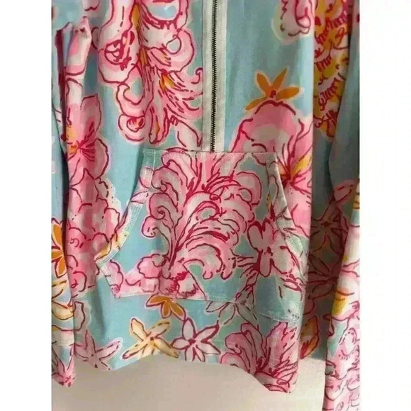 Lilly Pulitzer Skipper Popover in Breakwater Blue Pattern Lolita Size M - Picture 4 of 7